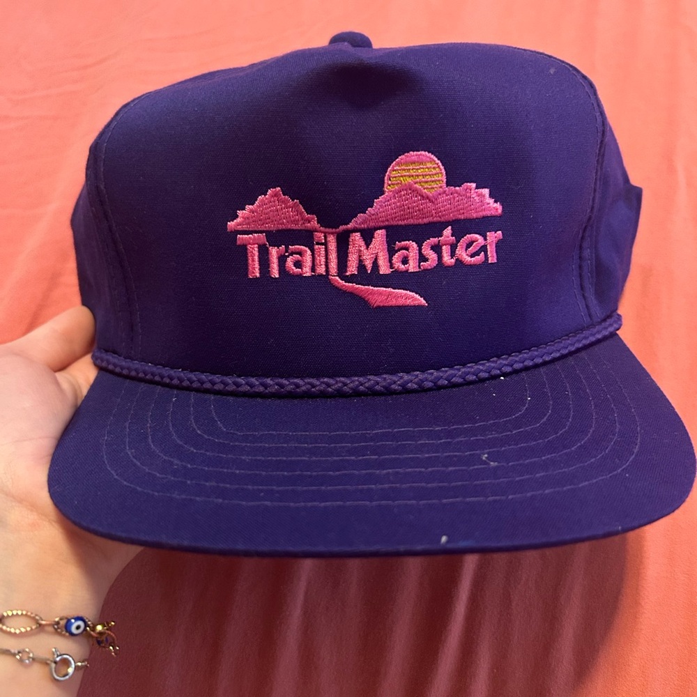 Vintage Trail Master rope brim SnapBack flat bill